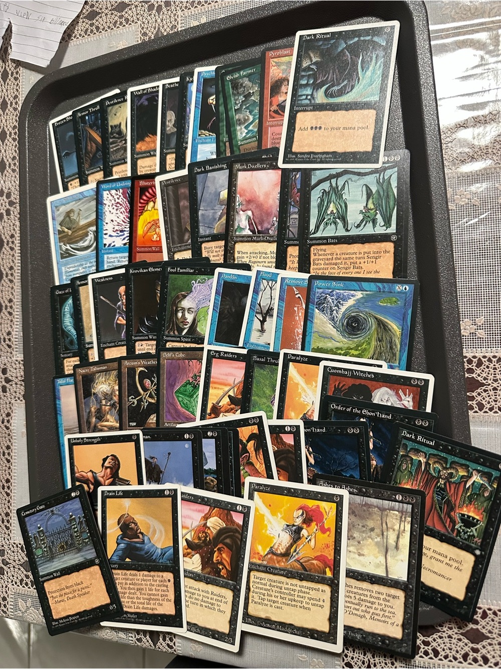 Magic: The Gathering Black and Multicolor 50 cards bulk